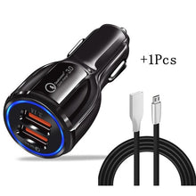 Load image into Gallery viewer, Olaf Car USB Charger Quick Charge 3.0 2.0 Mobile Phone