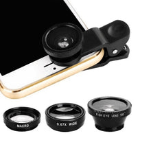 Load image into Gallery viewer, 3-in-1 Wide Angle Macro Fisheye Lens Camera
