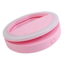 Load image into Gallery viewer, Universal Selfie LED Ring Flash Light Portable Mobile Phone
