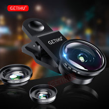 Load image into Gallery viewer, GETIHU Universal 3in1 Wide Angle Macro Fisheye Lens Camera