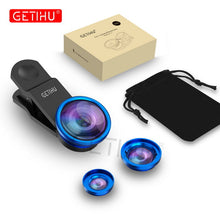 Load image into Gallery viewer, GETIHU Universal 3in1 Wide Angle Macro Fisheye Lens Camera