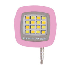 Load image into Gallery viewer, Universal Selfie LED Ring Flash Light Portable Mobile Phone