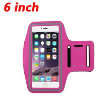 Load image into Gallery viewer, Waterproof Sports Phone Armband For Size 6'' inch Running For iPhone Xs Max