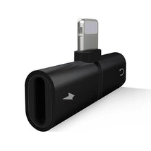 Load image into Gallery viewer, Connector Splitter Charger Audio Headphone Adapter Portable