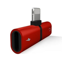 Load image into Gallery viewer, Connector Splitter Charger Audio Headphone Adapter Portable
