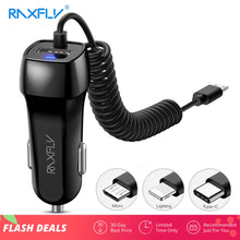 Load image into Gallery viewer, RAXFLY USB Car Charger For iPhone X 6 7 8 XS Max Phone