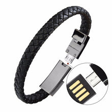 Load image into Gallery viewer, Outdoor Portable Leather Mini Micro USB