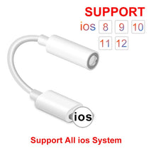 Load image into Gallery viewer, WST IOS 11 12 Headphone Adapter