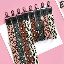Load image into Gallery viewer, Leopard print Phone holder Key Lanyard