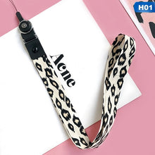 Load image into Gallery viewer, Leopard print Phone holder Key Lanyard