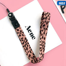 Load image into Gallery viewer, Leopard print Phone holder Key Lanyard