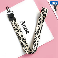 Load image into Gallery viewer, Leopard print Phone holder Key Lanyard