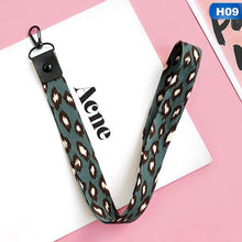 Load image into Gallery viewer, Leopard print Phone holder Key Lanyard