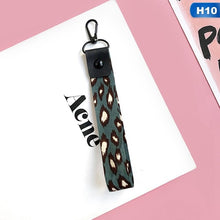 Load image into Gallery viewer, Leopard print Phone holder Key Lanyard