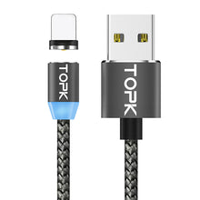 Load image into Gallery viewer, TOPK AM17 1M LED Magnetic USB Cable