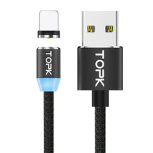 Load image into Gallery viewer, TOPK AM17 1M LED Magnetic USB Cable