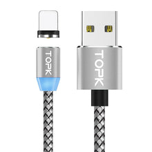 Load image into Gallery viewer, TOPK AM17 1M LED Magnetic USB Cable