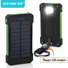 Load image into Gallery viewer, Solar Power Bank Waterproof 30000mAh