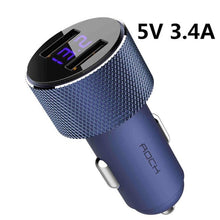 Load image into Gallery viewer, ROCK 5V 3.4A Metal Dual USB
