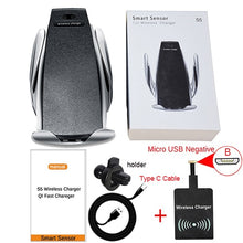 Load image into Gallery viewer, 10W Wireless Car Charger S5 Automatic Clamping