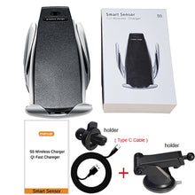 Load image into Gallery viewer, 10W Wireless Car Charger S5 Automatic Clamping