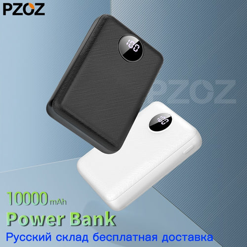 PZOZ Power Bank 10000mAh Dual USB Mobile Phone