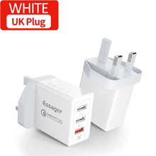 Load image into Gallery viewer, Essager Quick Charge 3.0 USB Charger