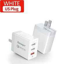 Load image into Gallery viewer, Essager Quick Charge 3.0 USB Charger