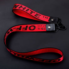 Load image into Gallery viewer, Q UNCLE Street Popular Words White Lanyards