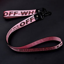 Load image into Gallery viewer, Q UNCLE Street Popular Words White Lanyards